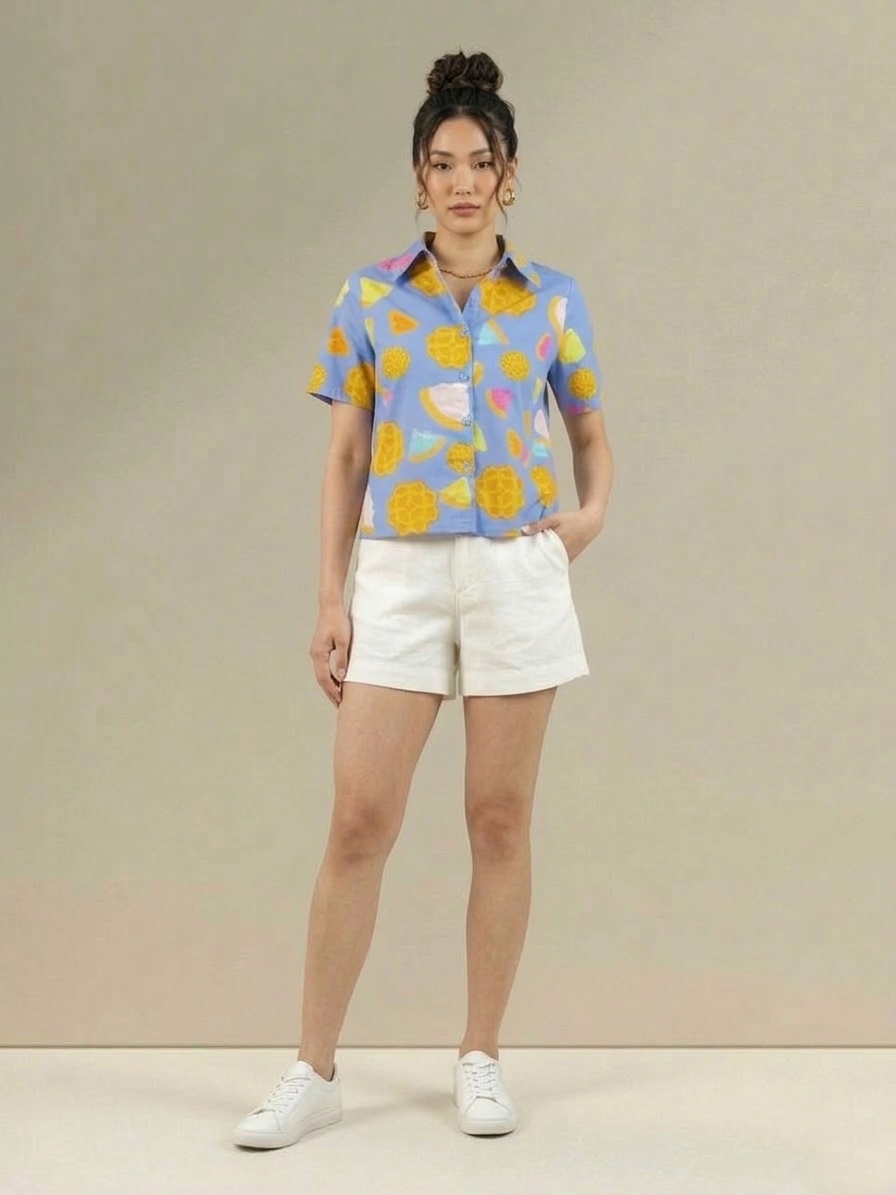 T9510 - Biskut Butang Haw Shirt