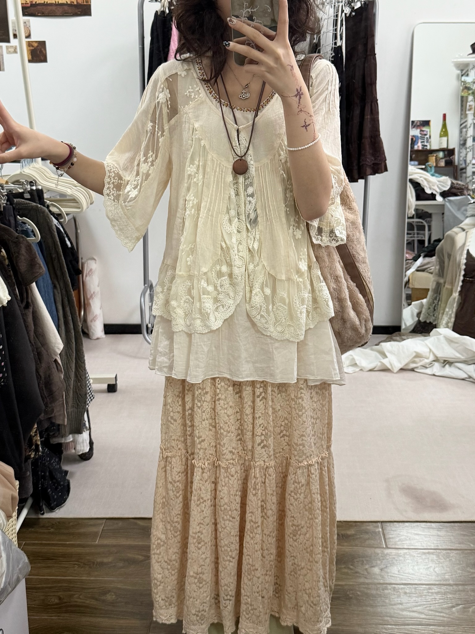 Bohemian Lace Outfit Set