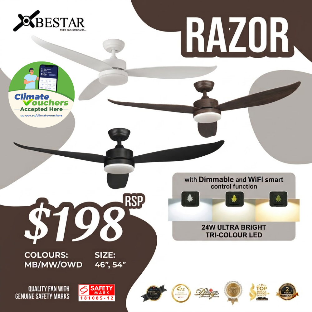 Bestar Razor Ceiling Fan AAR
