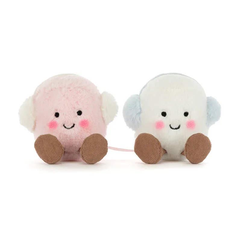 【英國】Jellycat Amuseables Toastie Pink and White Marshmallows