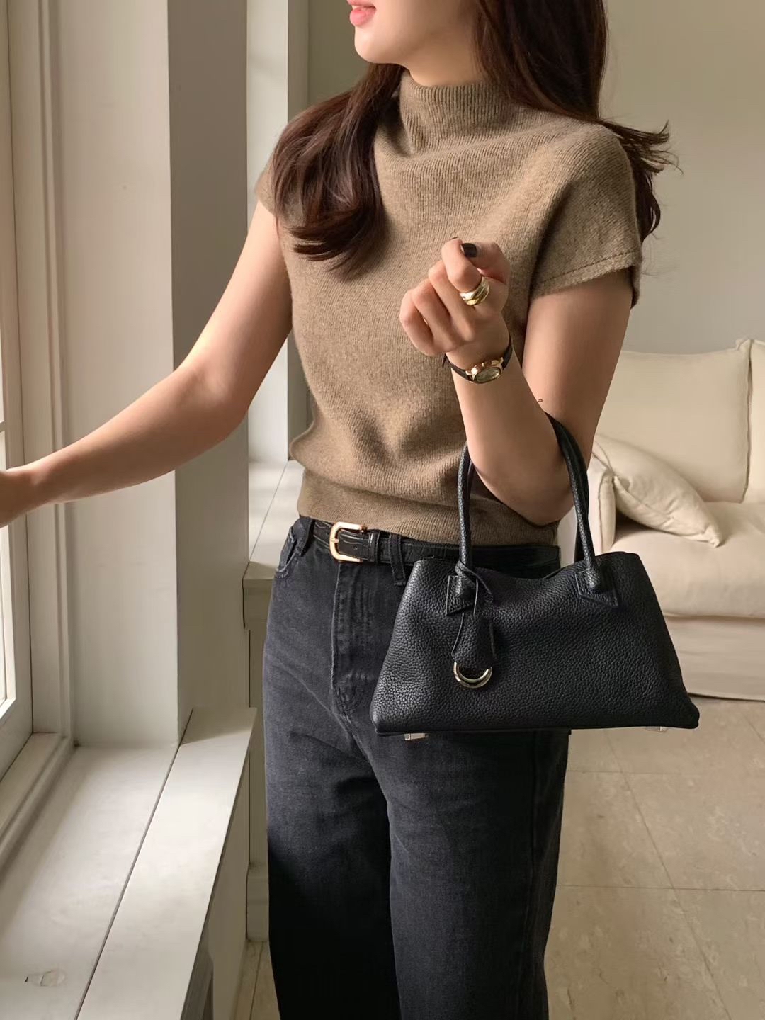 DM03_05  長柄橫Tote (4色)