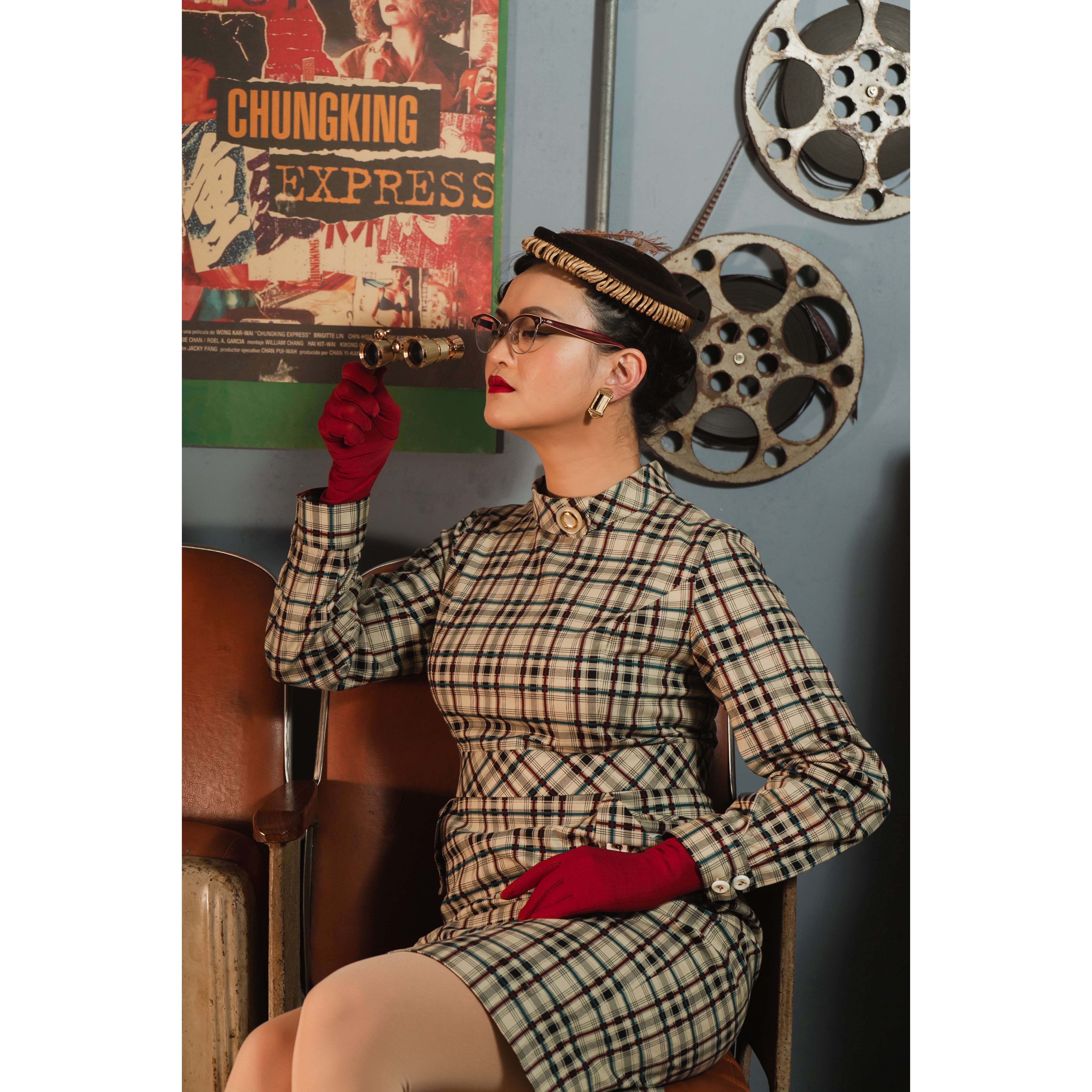 (Ready/Custom-Made) 1960s Mad Men Inspired The Harris Secretary Dress (FM145)