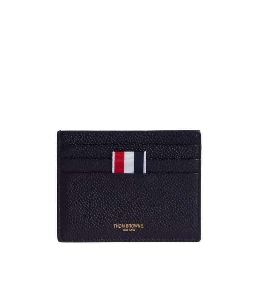 Thom Browne 黑色皮款 Cardholder