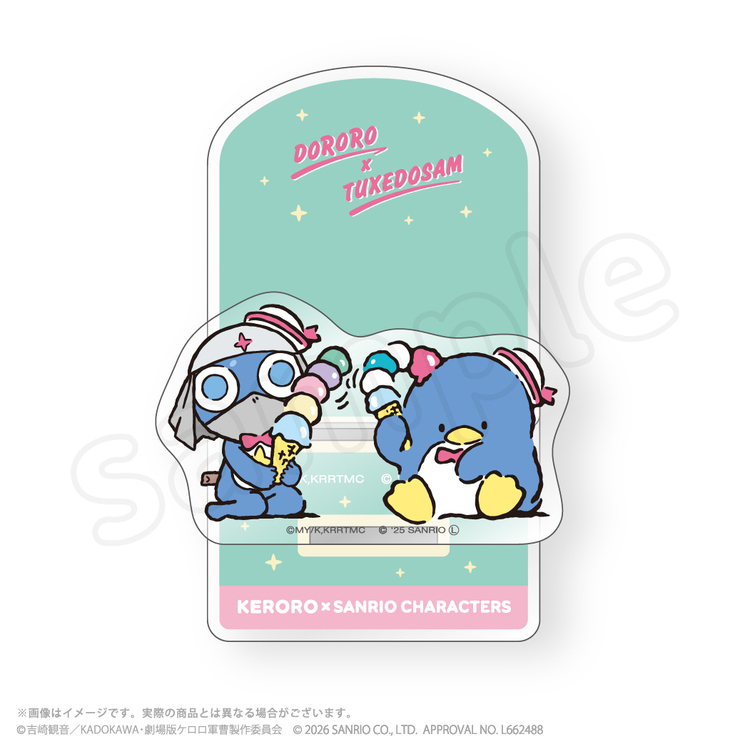 日本預訂📍日本Keroro x Sanrio圖案得意立牌