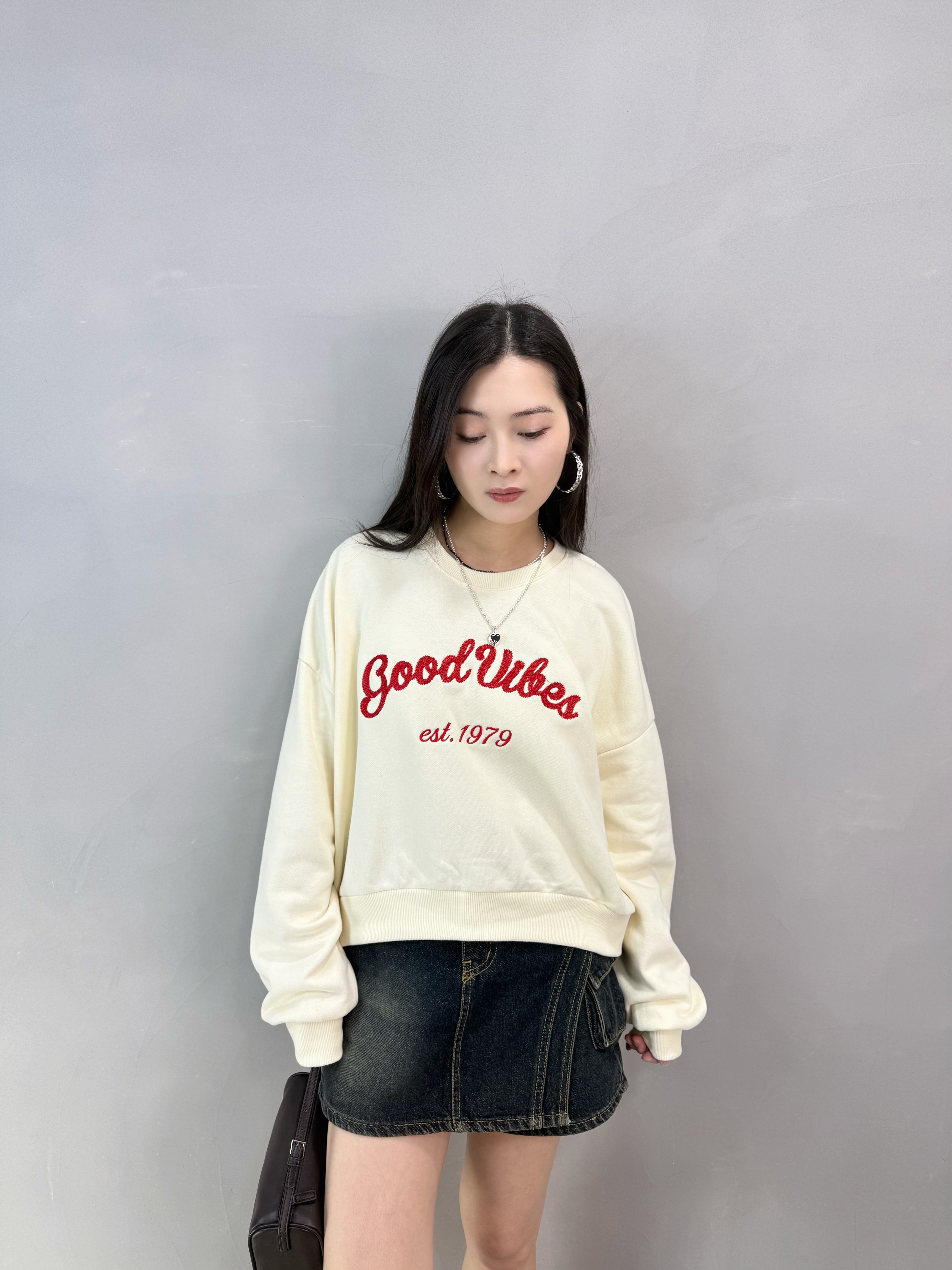 E60 刺繡Good 衛衣