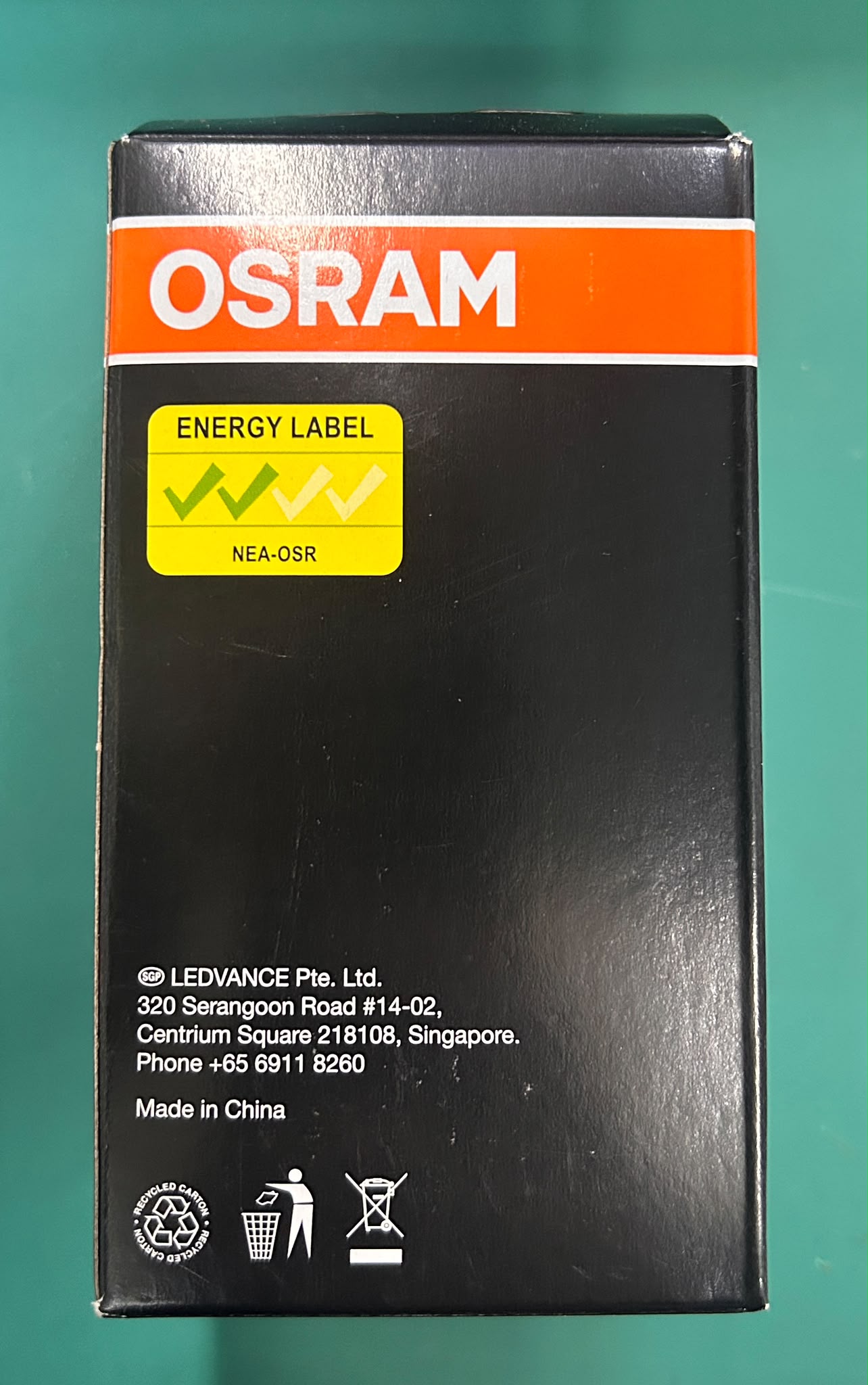 OSRAM 7.3W E27 DAYLIGHT 6500K VALUE CLASSIC AC65034