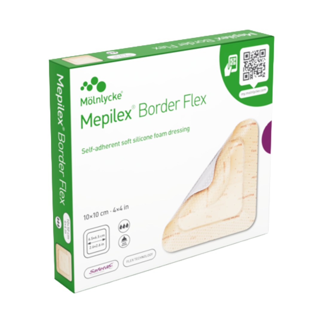 Molnlycke Mepilex Border Flex 有邊型泡沫敷料貼