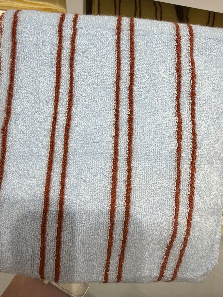 Soft pro Silk Softspun Double Stripe Bath Towel