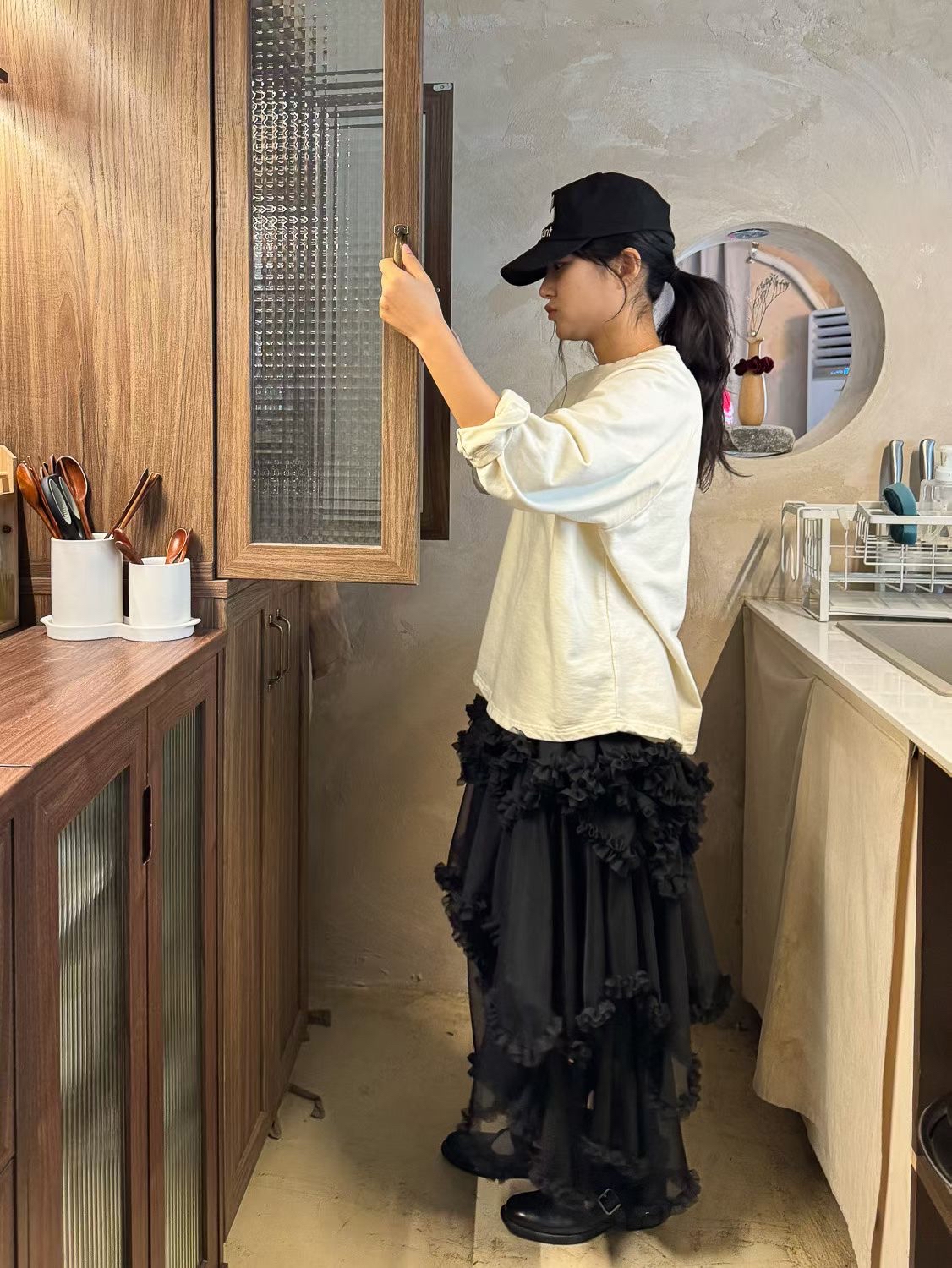 YA OY 春天頭巾女仔top