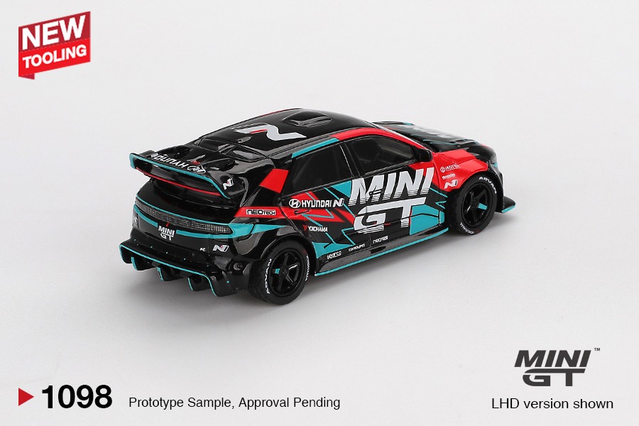 Mini GT 1/64 Hyundai Ioniq 5N MINI GT RS-01T 2025 Tokyo Auto Salon - MGT01098-BL