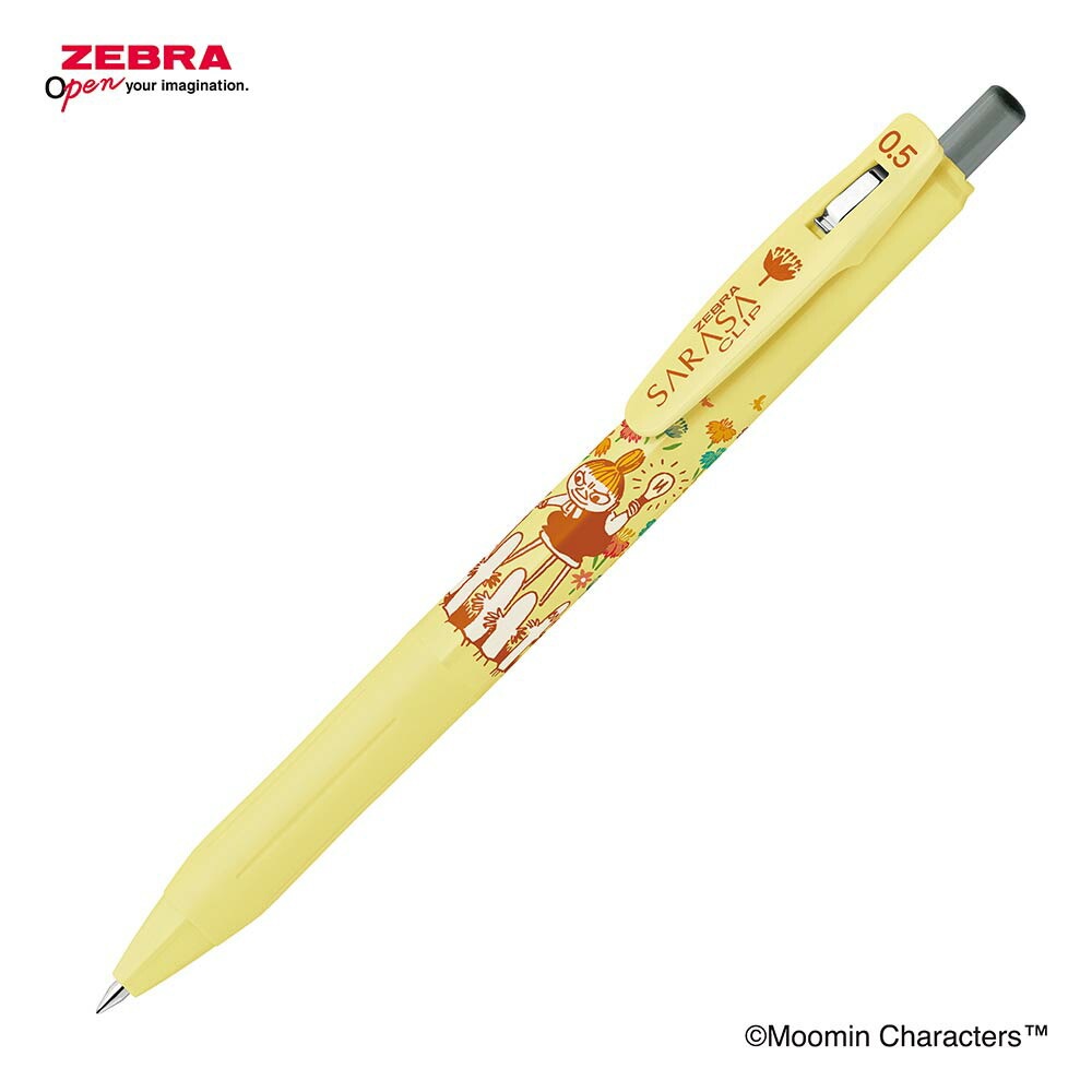 現貨｜限定 Little My 阿美 Moomin 姆明 日本製 Zebra SARASA CLIP 0.5mm 黑色 啫喱筆 (JJ29-MM2-BK1)