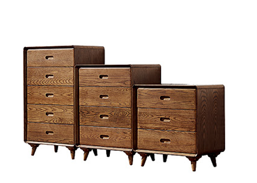 多層木製抽屜櫃