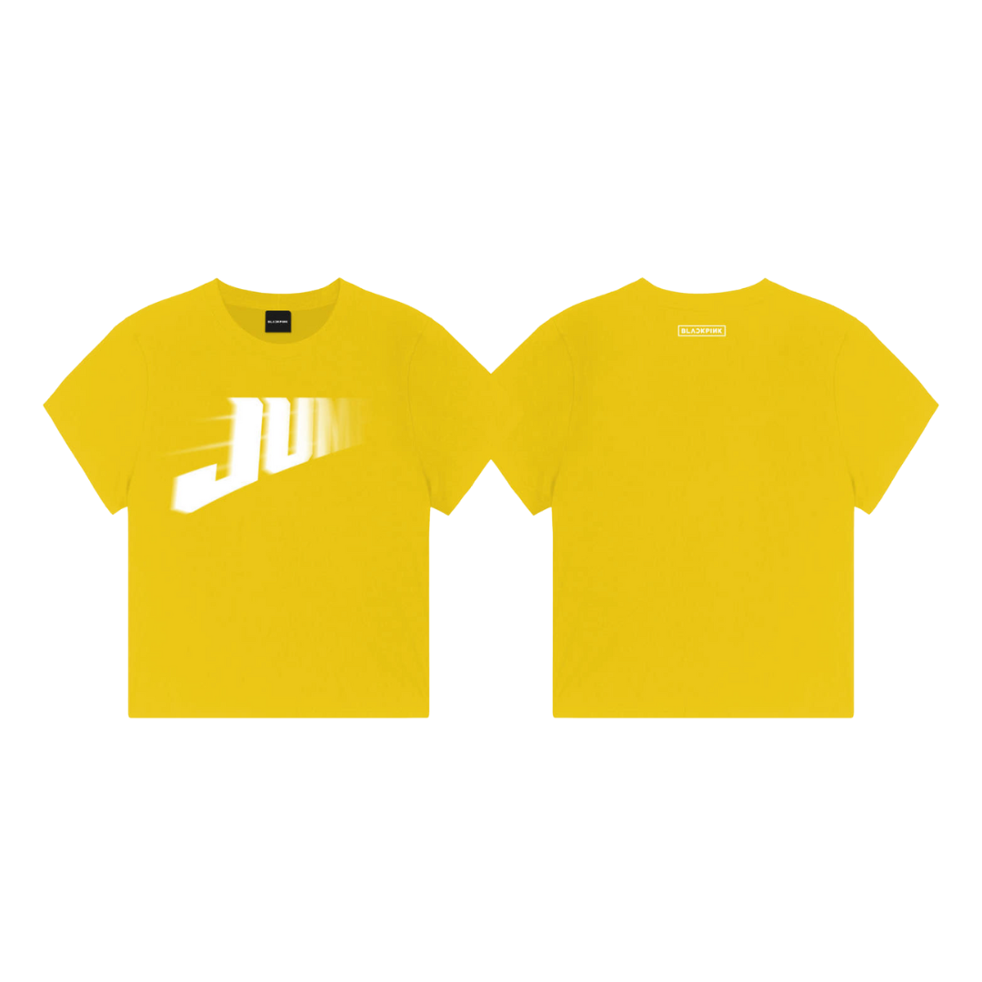 BLACKPINK - [JUMP] BLACKPINK T-SHIRT - YELLOW - STANDARD FIT