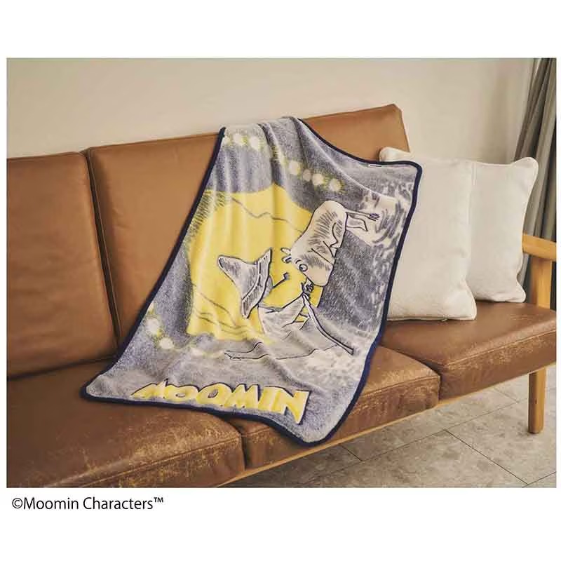 🎀【預訂】Moomin&史力奇發光毛毯  - MonoMaster 2027年1月刊