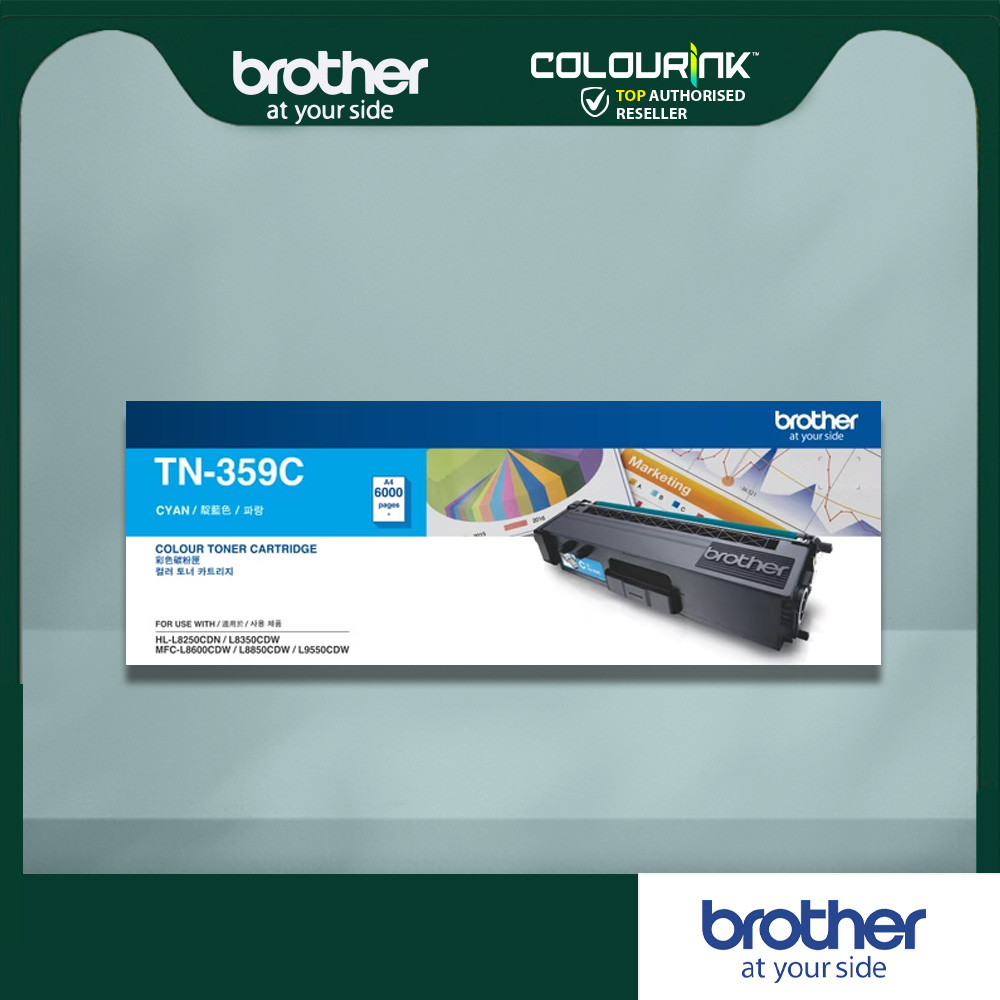 Brother Original TN-359 TN-359BK Black TN-359M Magenta TN-359Y Yellow TN-359C Cyan L8250CDN L8600CDW L8850CDW L9550CDW