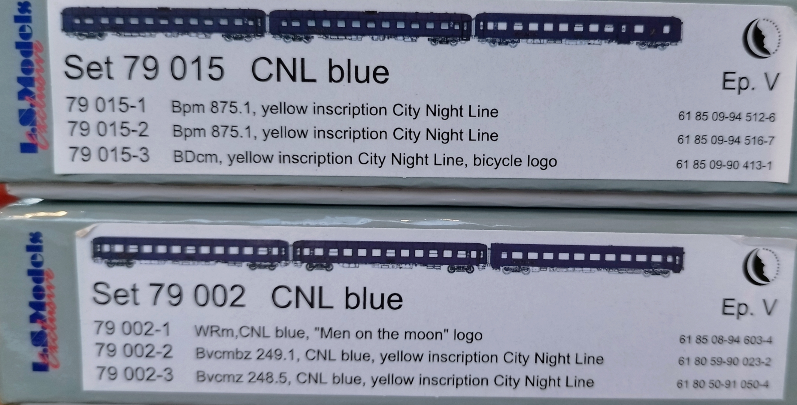 City Night Line LS models CNL 79002 & 79005 6pcs/pack Spur-N