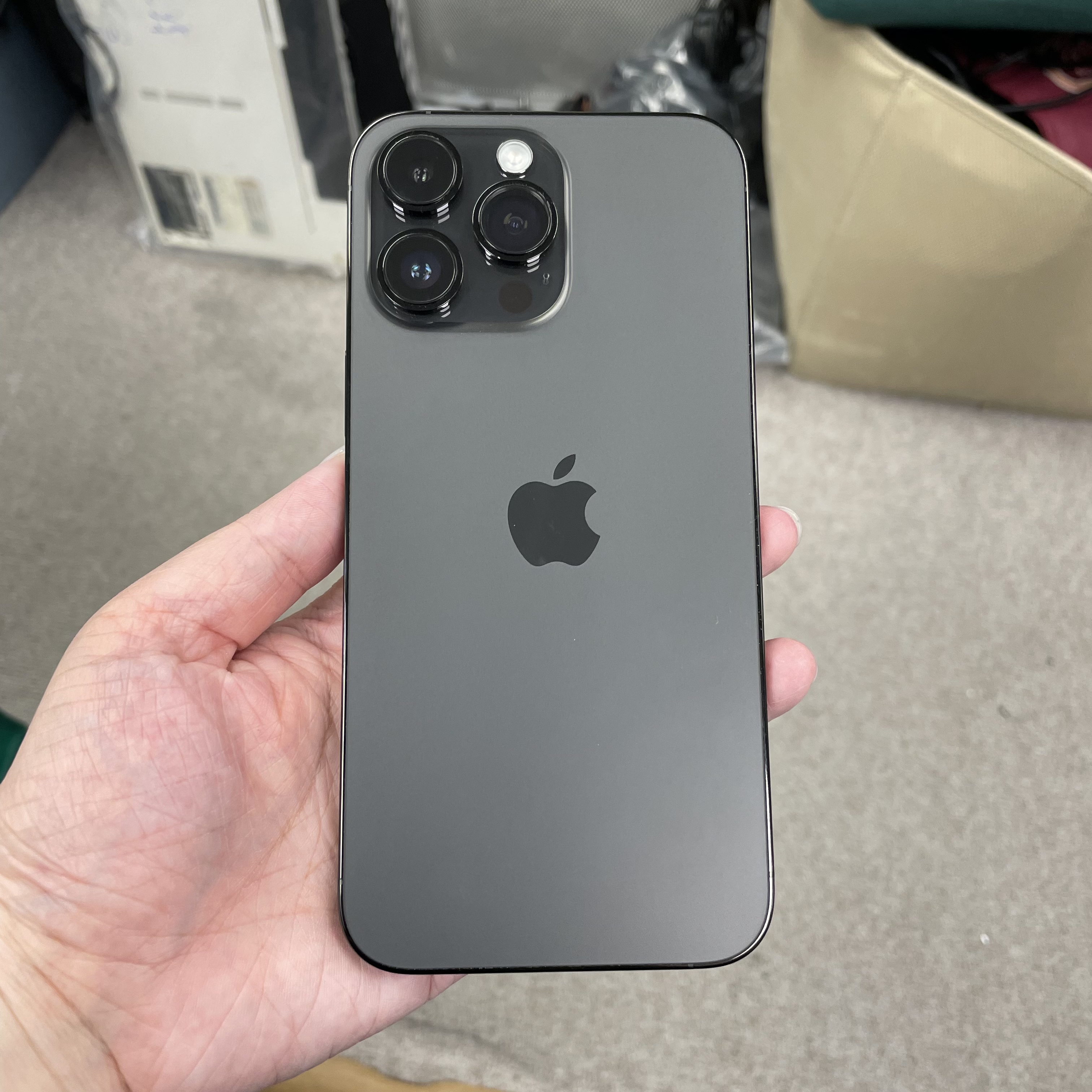 *6673 14 Pro max 完美機 256GB 電86 黑色 black