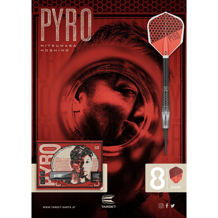 TARGET-PYRO-G8.1-2BA | Exclamation Darts Shop