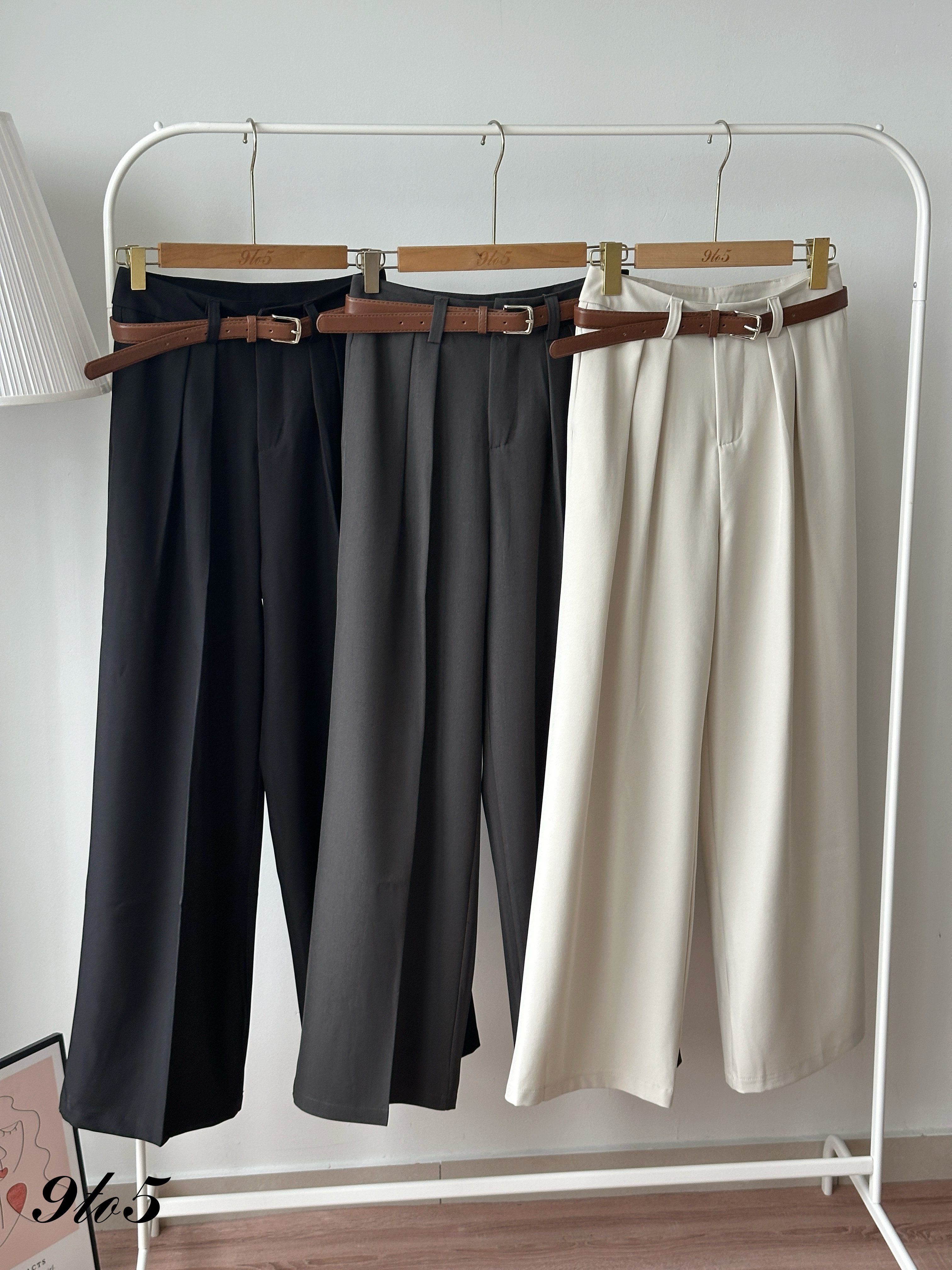 S1997 Long Straight Pants - 3 Colors 