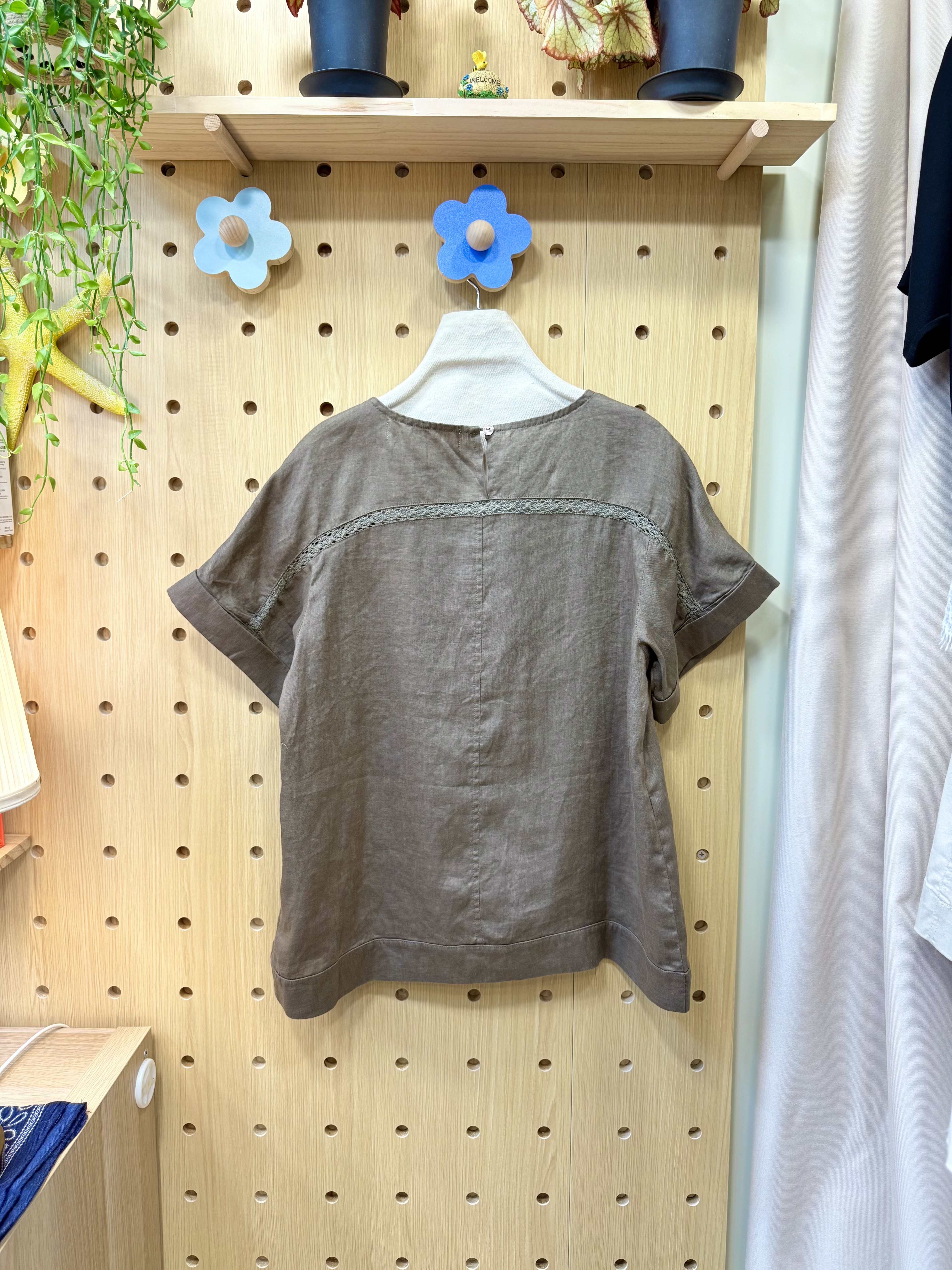 麻質拼通花衫 M967 846139329