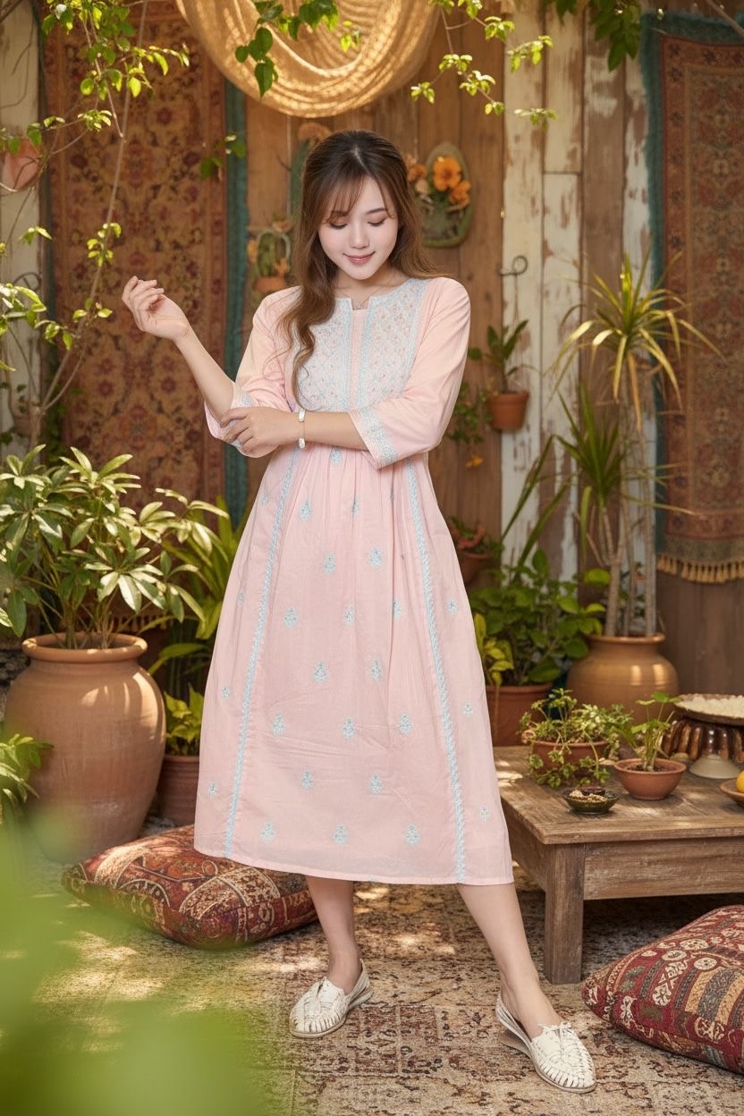 Pink X Blue Emb. OP #1107