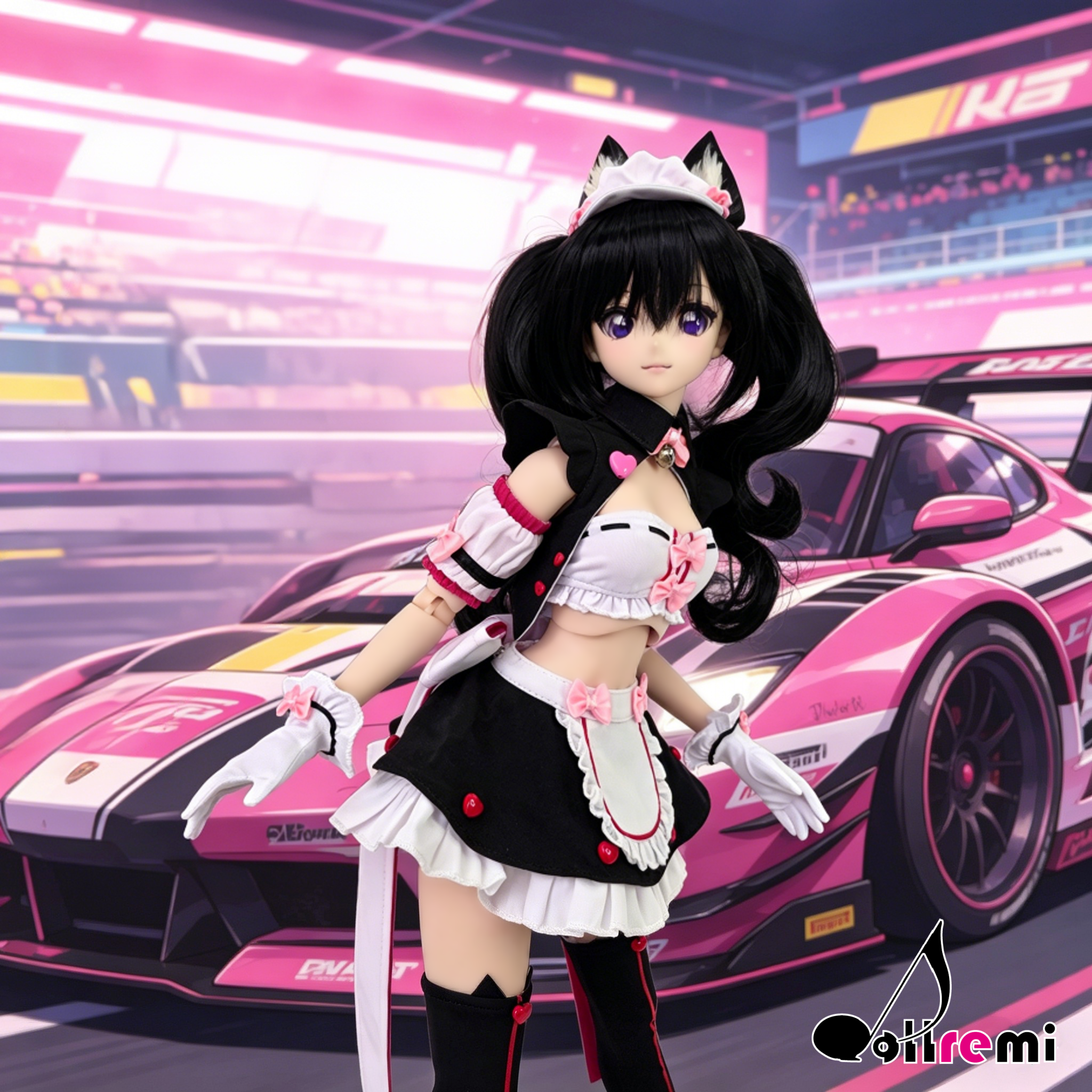 【dollremi】(DD0714) COS NEKOPARA Vol.1 Soleil opened! Chocolate Racing Girl Ver. 巧克力 賽車女郎 ver.