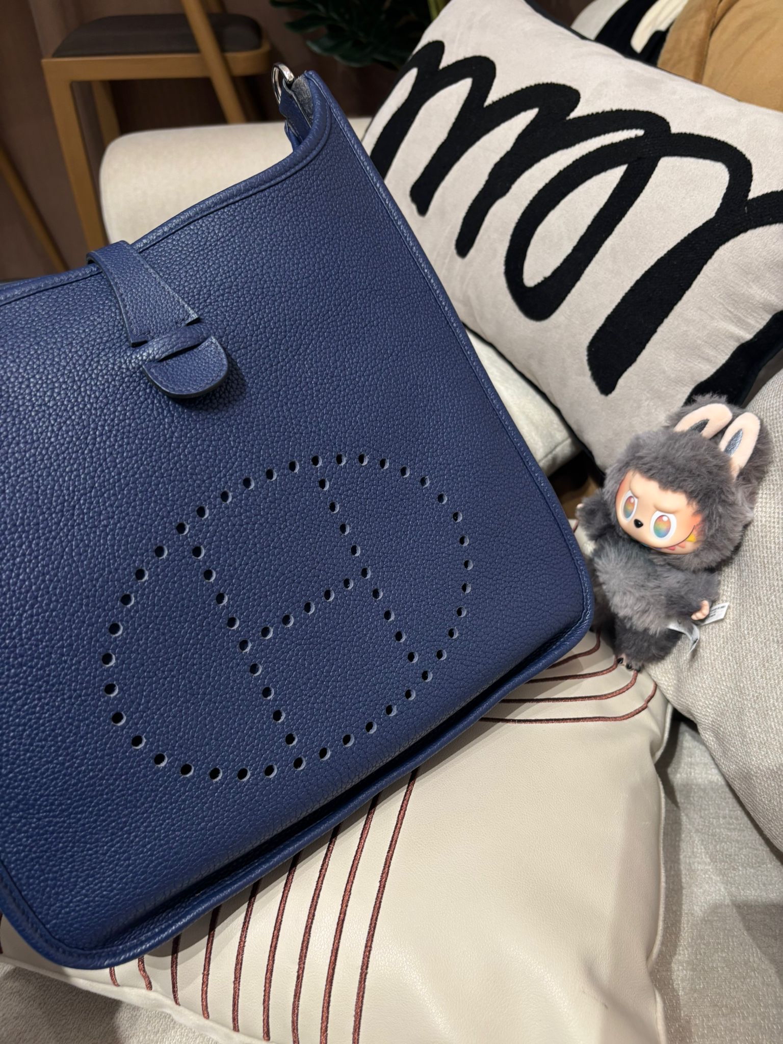Hermes Evelyne 29 Stamp C TC粒粒牛皮 100%Authentic, 95%New ✅內袋✅肩帶✅Dust bag