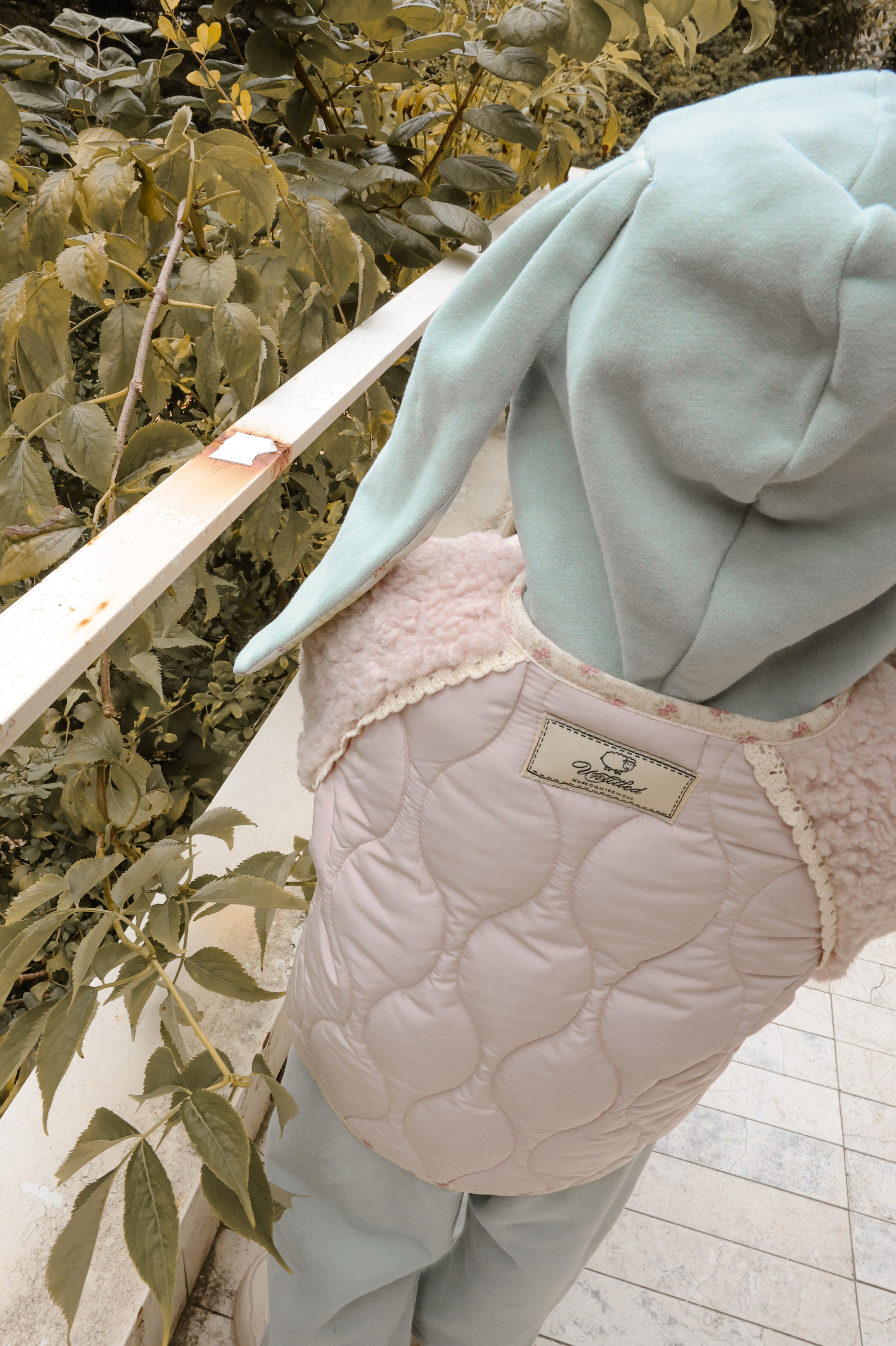 FLO | Noel quilted jumper Pink