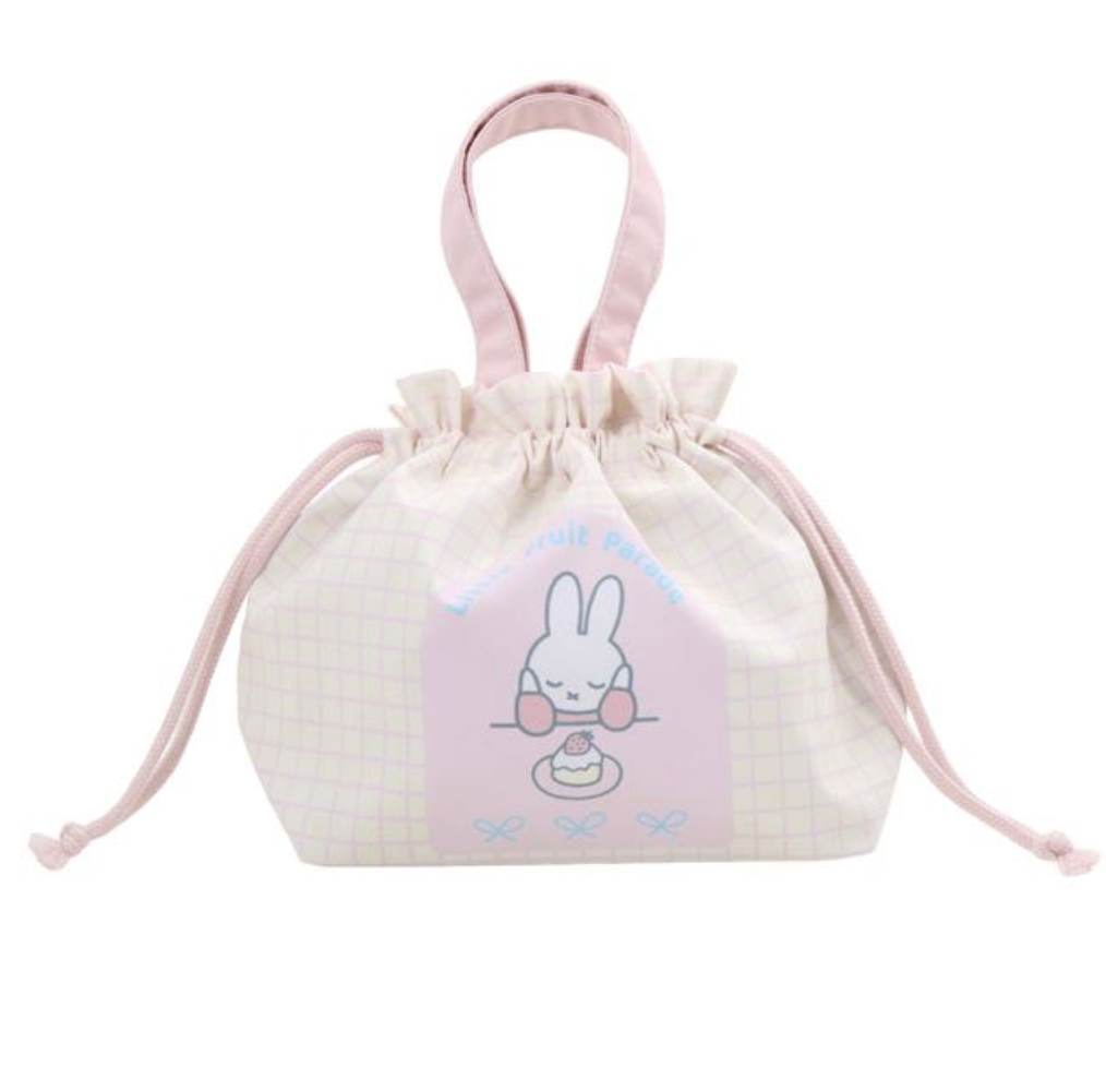 🐰Pre Order  - miffy 聯乘限定 Little Fruit Parade 抽繩手提袋 / 保溫環保袋   ( 📦 大約 5月中到貨, 若遇到缺貨或其它因素貨期會延遲 ）