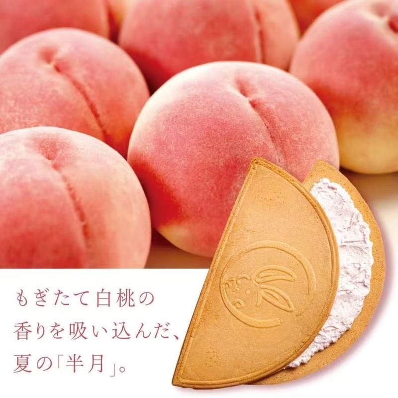 日本直送 日本直送 期間限定 鎌倉五郎本店 鎌倉白桃半月5枚/10枚