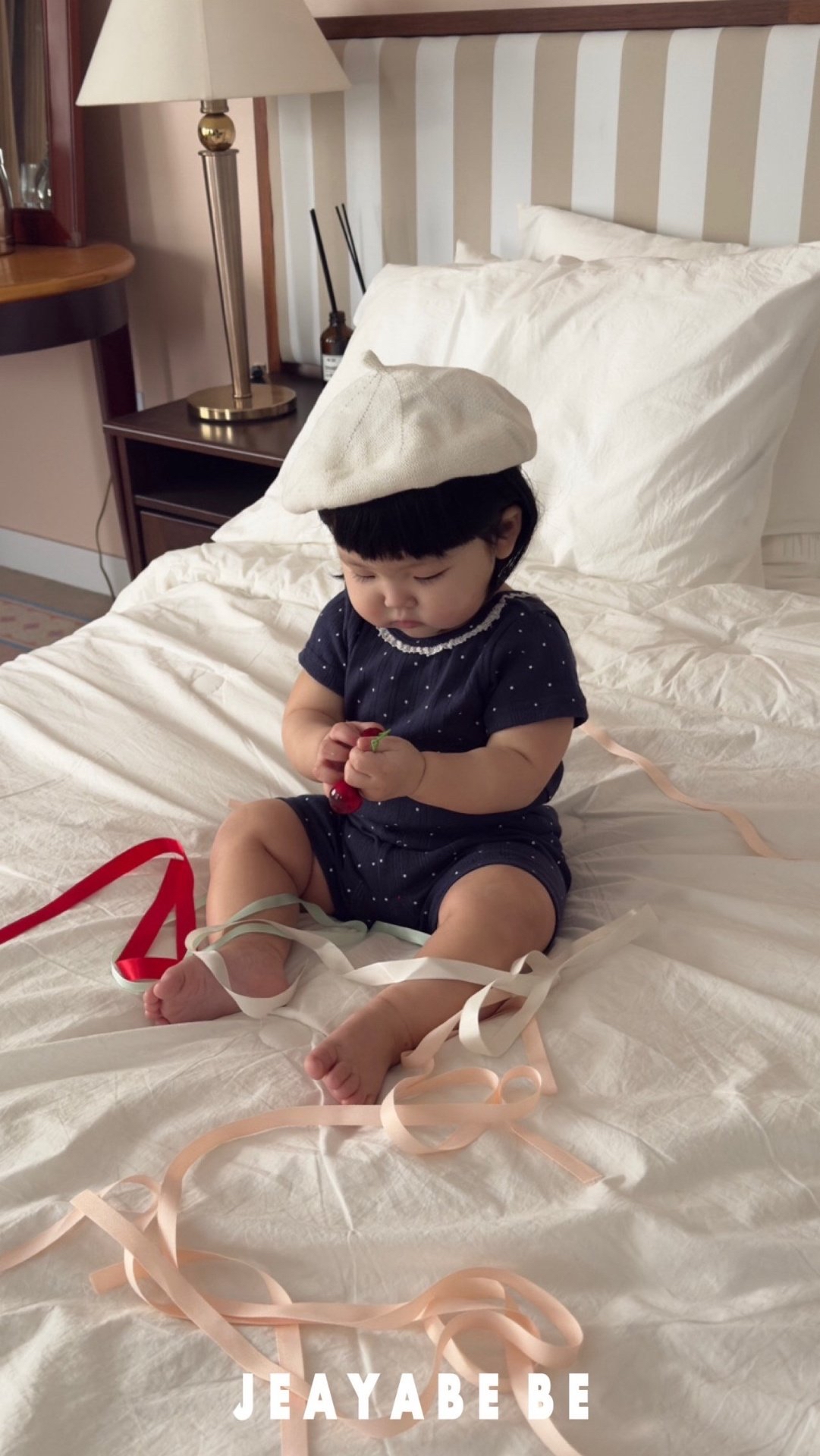 Jeayabebe | Soft cotton set (Navy /Blue XL(100-110)