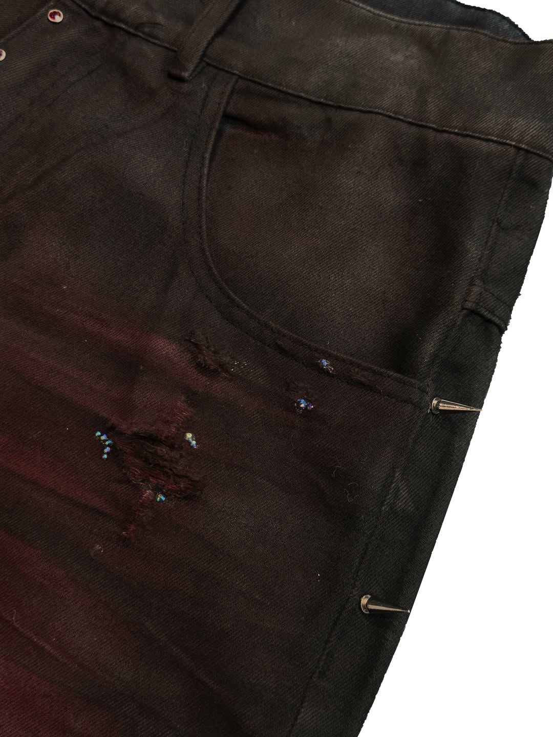 DESTROYED BLOOD SKIN PANTS