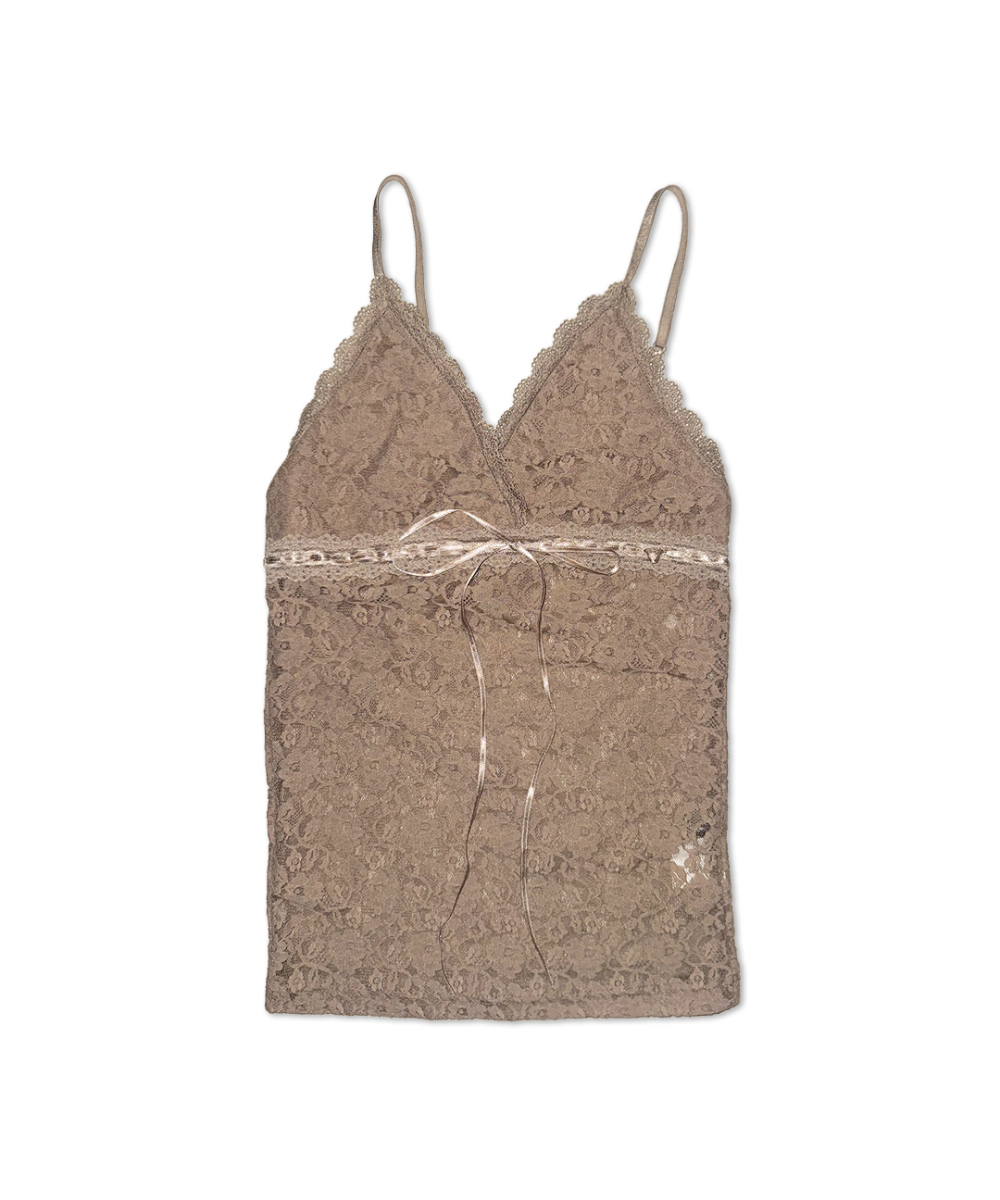 Sheer Floral Lace Cami