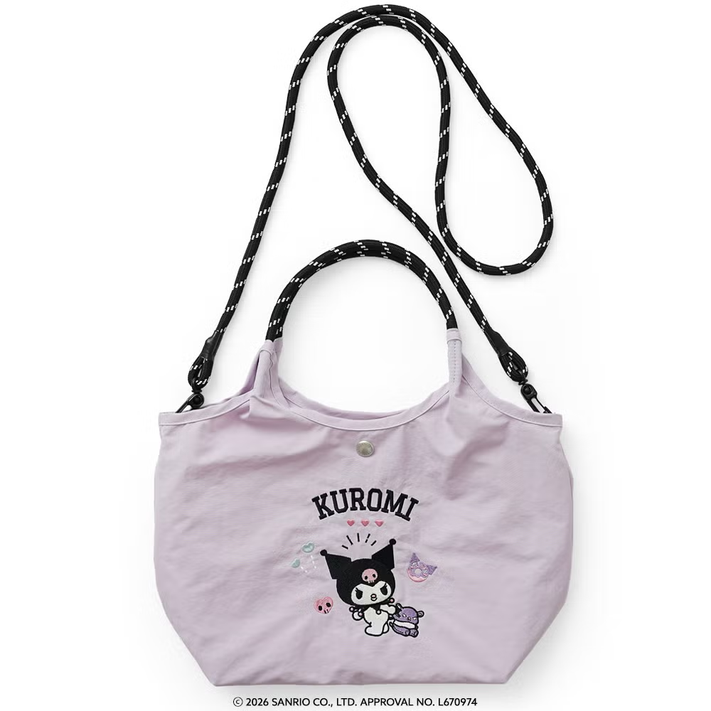 【日本直送】Sanrio × unify 輕量撥水加工刺繡兩用袋 4L