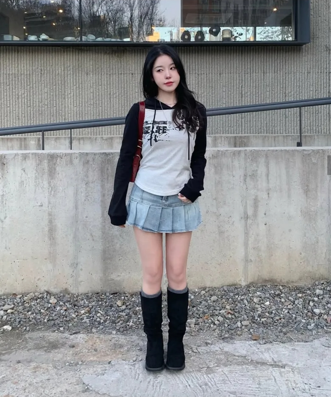 LMR Open Shoulder 長袖 Tee