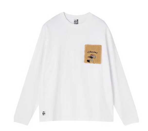 預訂 Chums Fluffy Pocket Brushed長袖Tee [貨號26A731]