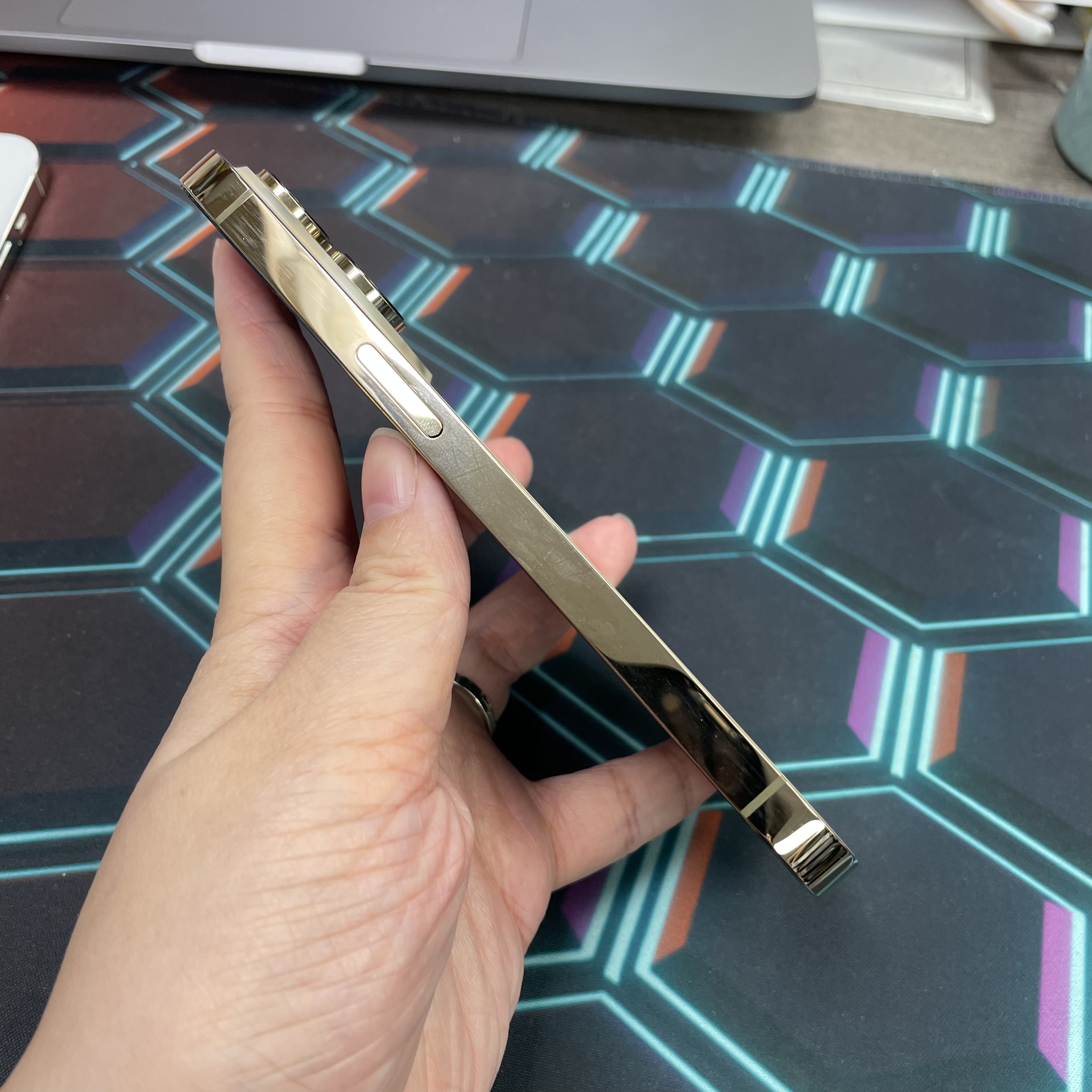 *8378 14 pro 完美機 256GB 電100 金色 gold