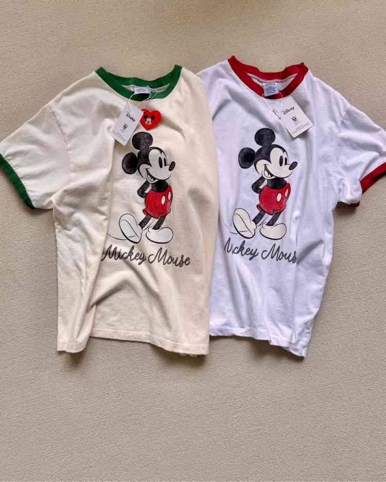 221223 Mickey 領拼色Tee