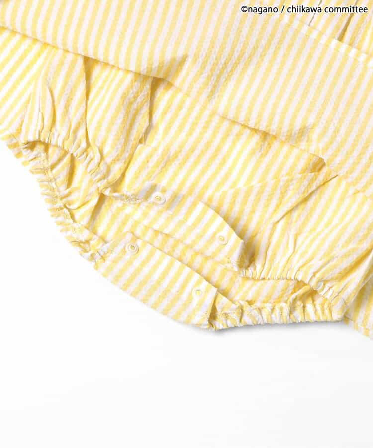 🇯🇵預訂 日本直送🇯🇵Apres les cours x Chiikawa系列人物刺繡貼花條紋翻領包屁裙