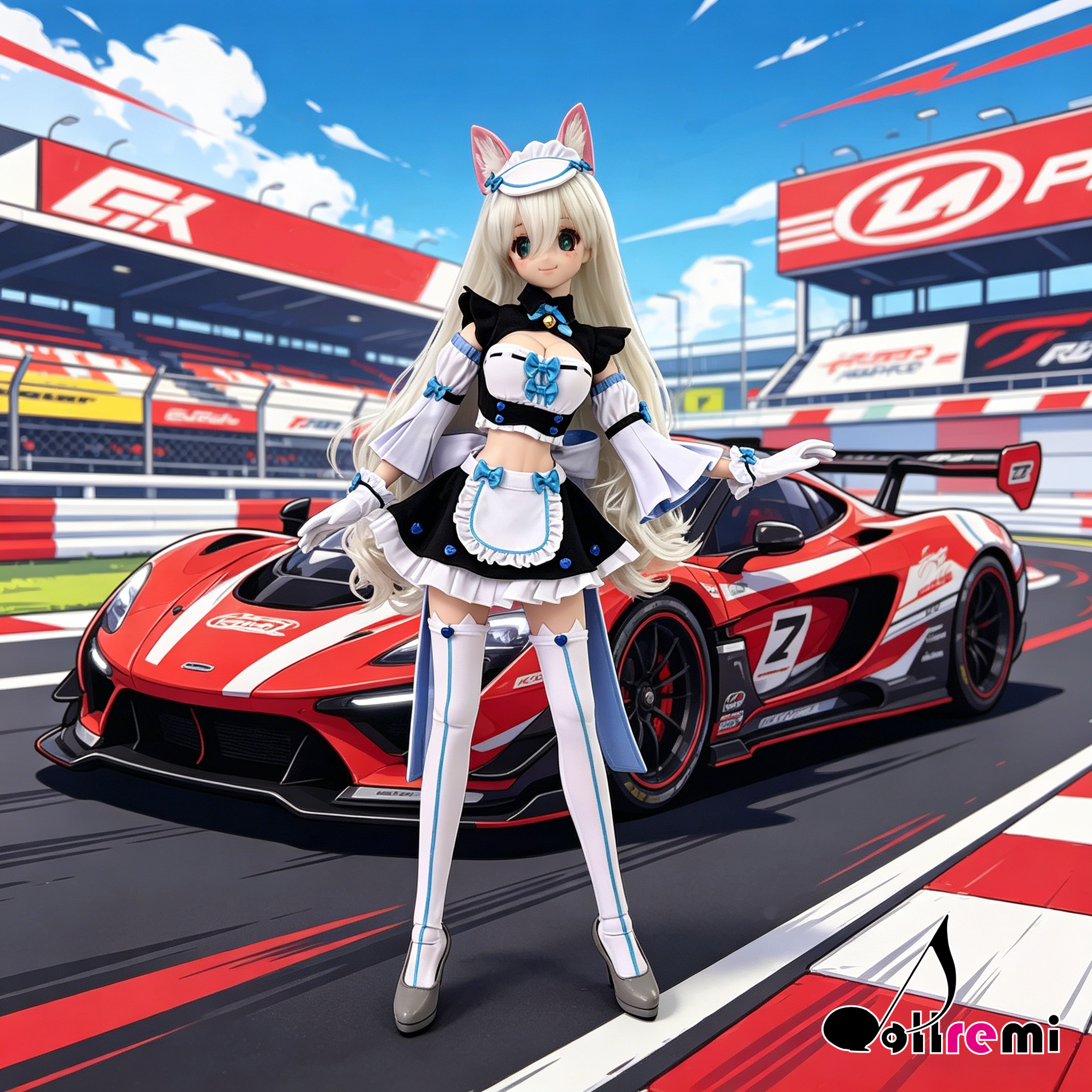 【dollremi】(DD0713) COS NEKOPARA Vol.1 Soleil opened! Vanilla Racing Girl Ver. 香草 賽車女郎 ver.