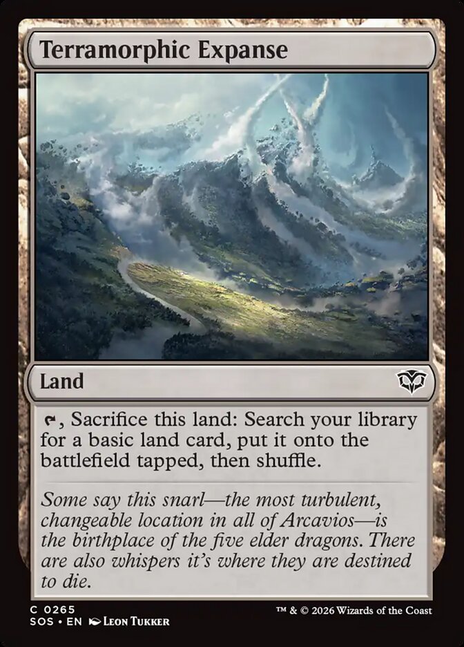 [EN] [Foil] Terramorphic Expanse [SOS-265] C