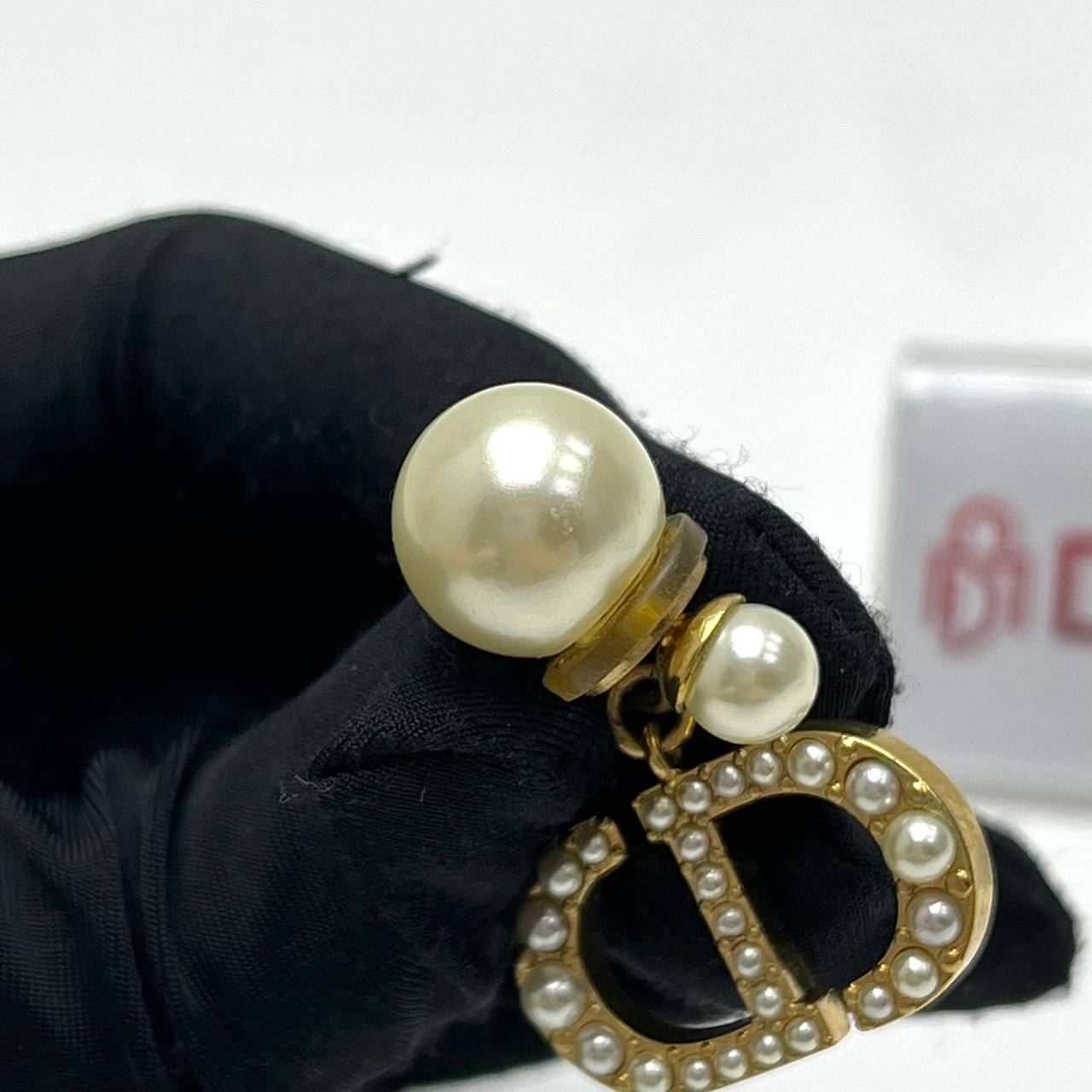 Dior Tribales Earrings White Pearl GHW