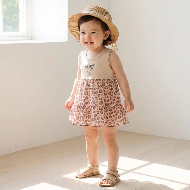 🇯🇵限量預訂 日本直送🇯🇵Sanrio Hello Kitty豹紋連身泳衣