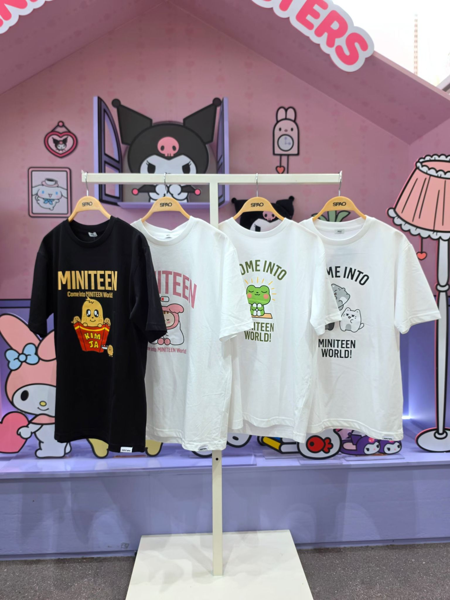 <預訂第二團>🇰🇷🎤SPAO🎤miniteen同款T-shirt截止日期：4月18日星期六