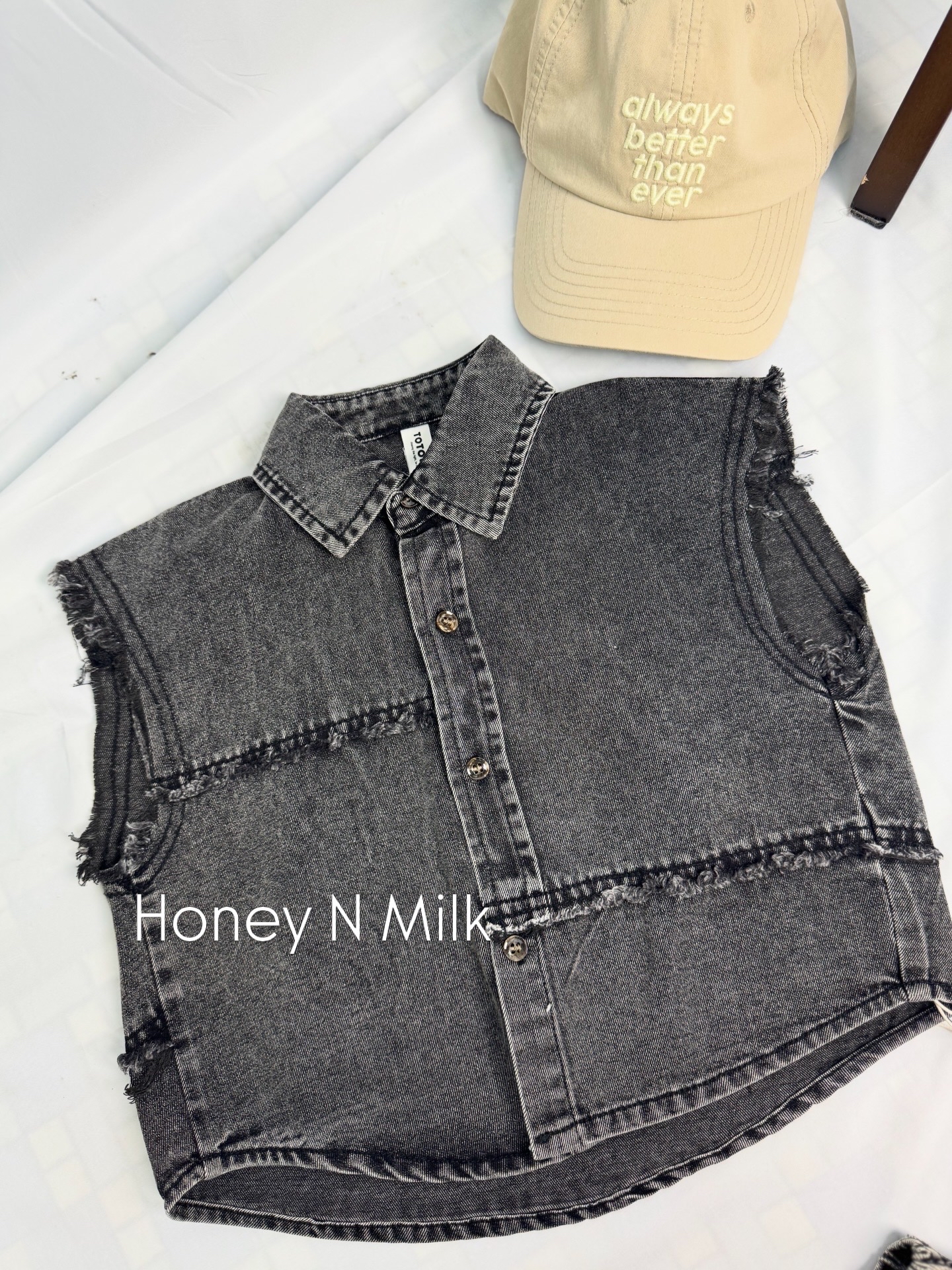 TOTOLO Black Swag Oversized Jeans Ss