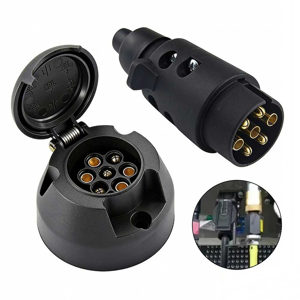 歐式7芯塑料插頭插座  UB0285