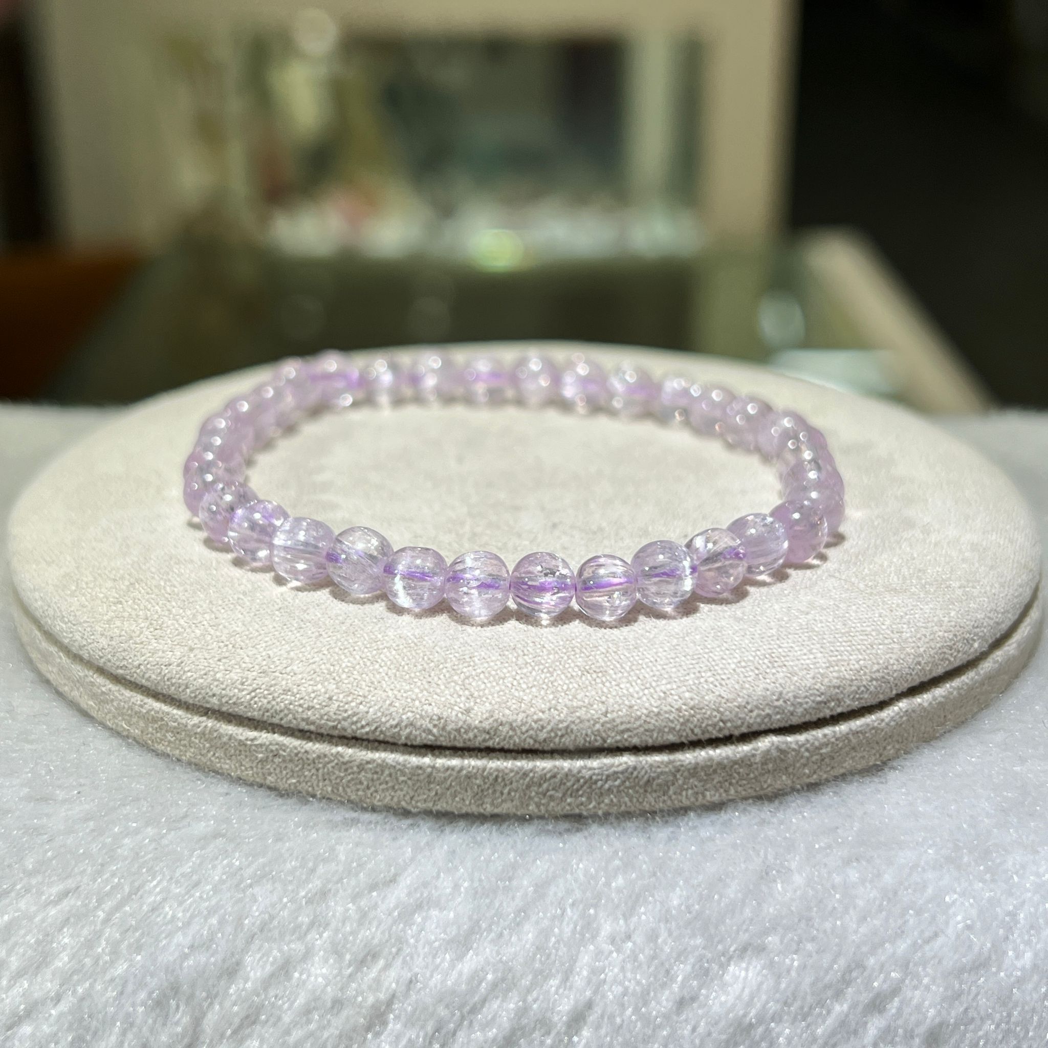 拉絲✨紫鋰輝手串 5.5 mm +/-