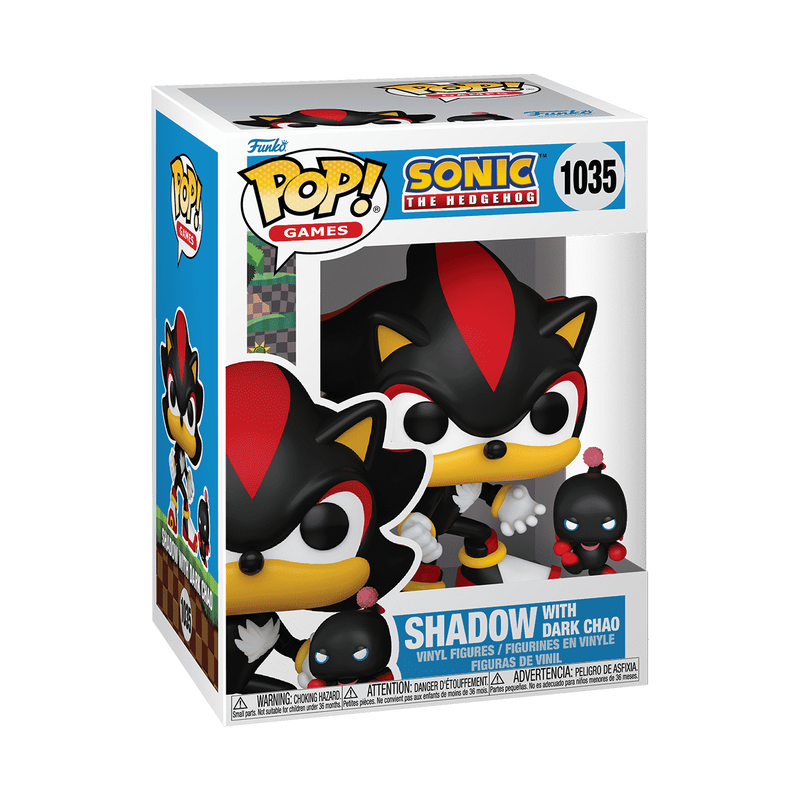 📦訂購 美國代購 Funko POP! SONIC THE HEDGEHOG Buddy Shadow with Dark Chao Figure 超音鼠 模型
