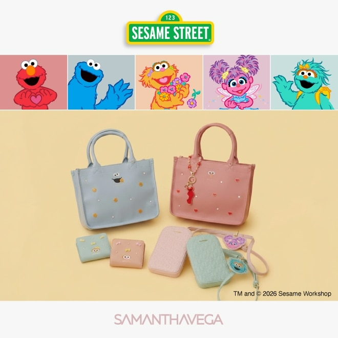 🌸 【預訂】Rosita Bag Charm - SAMANTHAVEGA x SESAME STREET