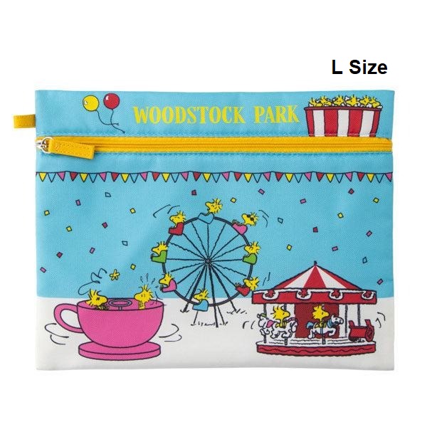 現貨｜【一套三個】Snoopy Woodstock 遊園地系列 日版 收納袋 套裝 3 Size Pouch (SPNY-059)
